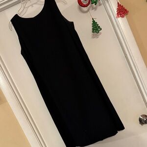 Elegant Black Sleeveless Mini Dress